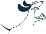 Decorative footer shape
